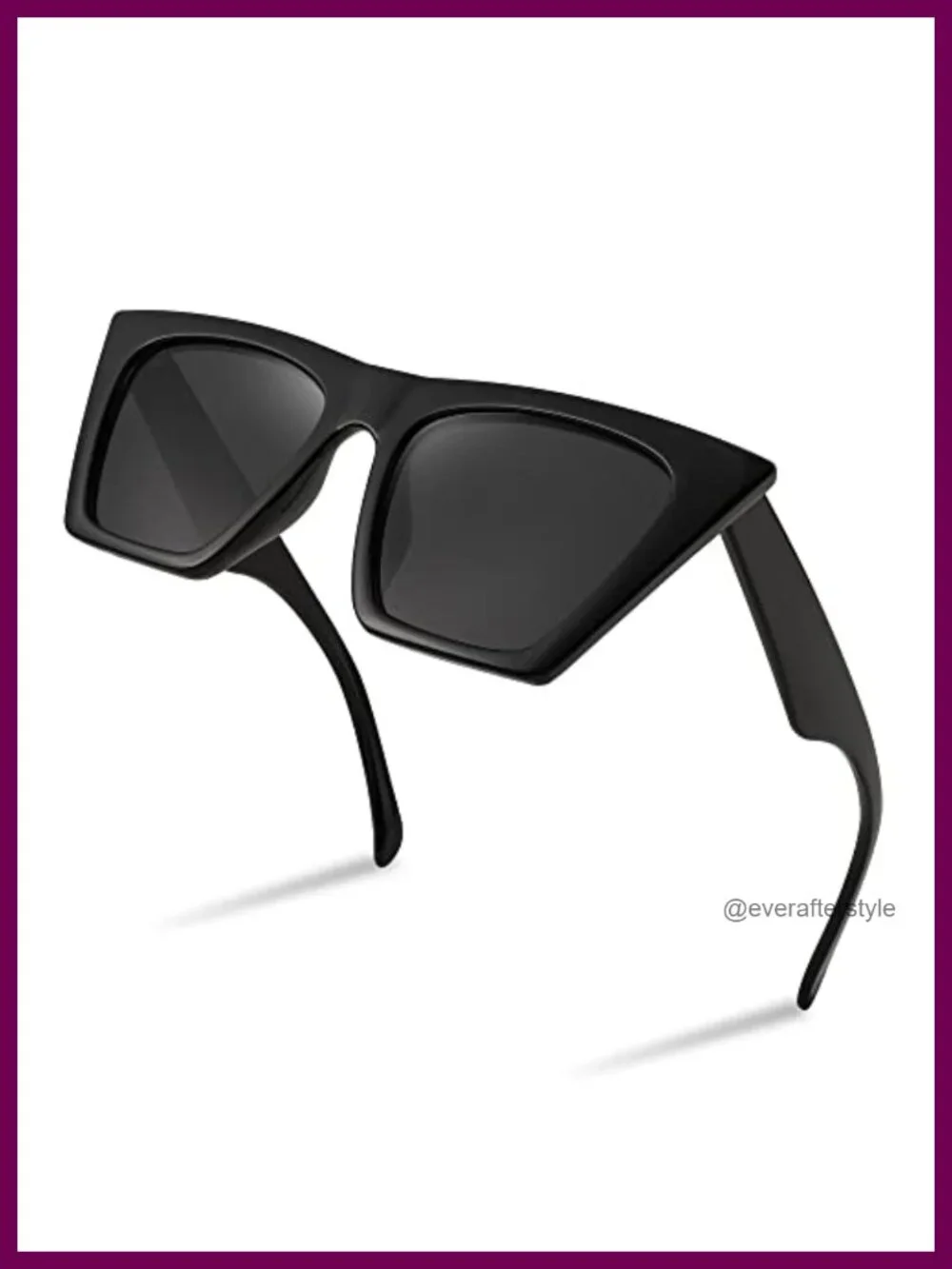 Vintage Square Cat Eye Sunglasses Women Trendy Cateye Acetate Frame Polarized